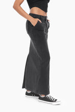 Load image into Gallery viewer, On the Move Black Maxi Skirt
