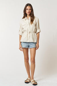 Natural Light Linen Jacket