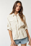 Natural Light Linen Jacket