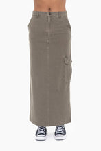 Load image into Gallery viewer, On the Move Olive Maxi Skirt
