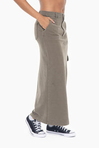 On the Move Olive Maxi Skirt