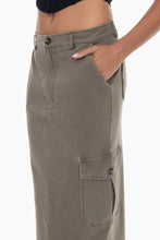 Load image into Gallery viewer, On the Move Olive Maxi Skirt
