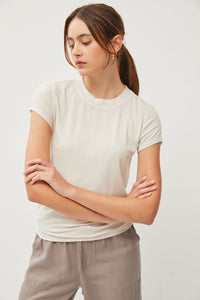 Back to Basics Tee in Ecru