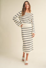 Load image into Gallery viewer, Take It Easy Stripe Crochet Skirt
