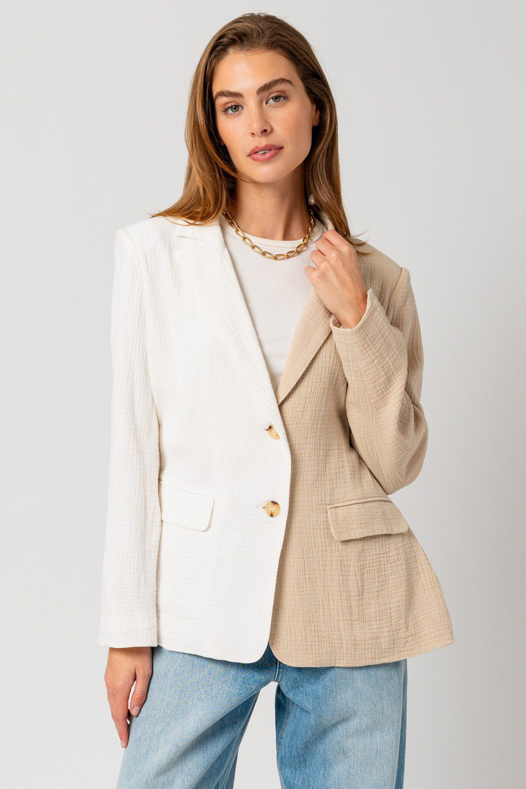 Uptown Girl Contrast Blazer