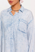 Load image into Gallery viewer, Look Into It Chambray Top
