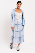 Load image into Gallery viewer, Look Into It Chambray Skirt
