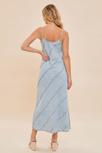 Good Feeling Denim Maxi Dress