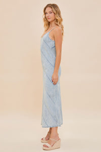 Good Feeling Denim Maxi Dress