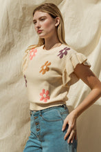 Load image into Gallery viewer, Daisy Pop Knit Top
