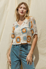 Load image into Gallery viewer, Here Comes The Sun Crochet Top
