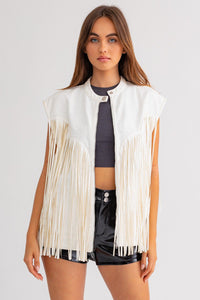 Fringe It On Vest