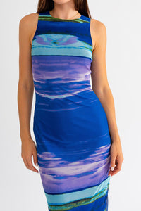 Midnight Horizon Mesh Dress