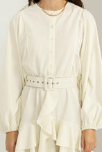 Load image into Gallery viewer, Loving the Look Belted Dress in White
