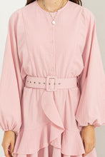 Load image into Gallery viewer, Loving the Look Belted Dress in Pink
