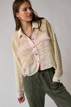 Load image into Gallery viewer, Crochet x Tweed Blouse
