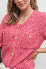 Load image into Gallery viewer, Parisian Chic Pink Cardi
