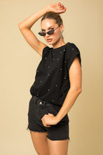 Load image into Gallery viewer, Crystal Rock Tee in Black
