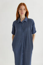 Load image into Gallery viewer, The Luke Dress In Dusty Blue
