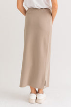 Load image into Gallery viewer, Knit Taupe Maxi Skirt
