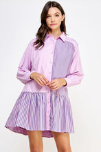 Load image into Gallery viewer, Sweetest Day Lilac Poplin Dress
