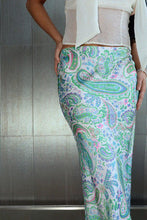 Load image into Gallery viewer, Paisleys Silk Slip Skirt
