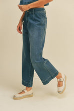 Load image into Gallery viewer, Washed Denim Marine Pants
