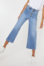 Load image into Gallery viewer, High Rise Wide Leg Cropped Jeans
