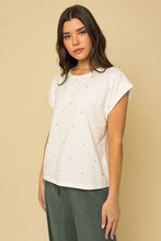 Load image into Gallery viewer, Crystal Rock Tee in White
