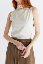 Load image into Gallery viewer, Dianne Mock Neck Top in Ivory
