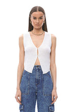 Load image into Gallery viewer, Kendall White Knit Vest
