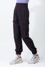 Load image into Gallery viewer, Sporty Cargo Joggers in Black
