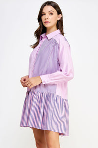 Sweetest Day Lilac Poplin Dress