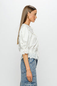 Emme Eyelet Blouse