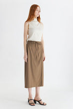 Load image into Gallery viewer, Reinne Mocha Midi Skirt
