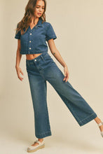 Load image into Gallery viewer, Washed Denim Marine Pants
