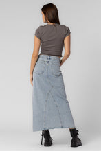 Load image into Gallery viewer, Criss Cross Maxi Denim Skirt
