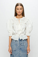 Load image into Gallery viewer, Emme Eyelet Blouse
