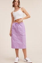 Load image into Gallery viewer, Ulla Lilac Cargo Skirt
