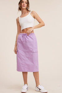 Ulla Lilac Cargo Skirt