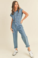 Load image into Gallery viewer, Denim Utility Jumpsuit
