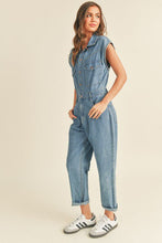 Load image into Gallery viewer, Denim Utility Jumpsuit
