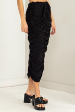 Load image into Gallery viewer, Match my Vibe Black Parachute Skirt
