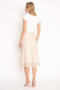 Femme Chic Cream Skirt