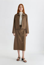 Load image into Gallery viewer, Reinne Mocha Midi Skirt
