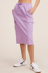 Ulla Lilac Cargo Skirt