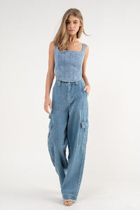 Cargo Denim Trousers