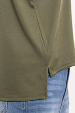 Load image into Gallery viewer, Essential Ribbed Olive Tee
