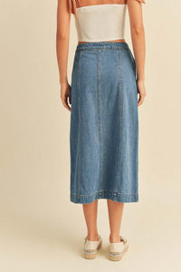 Casual Stroll Denim Skirt