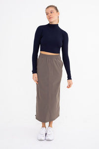 Utility Style Skirt in Taupe